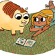 Illustration for article titled Kate Beaton's New Book Is About a Warrior Princess and Her Farting Pony